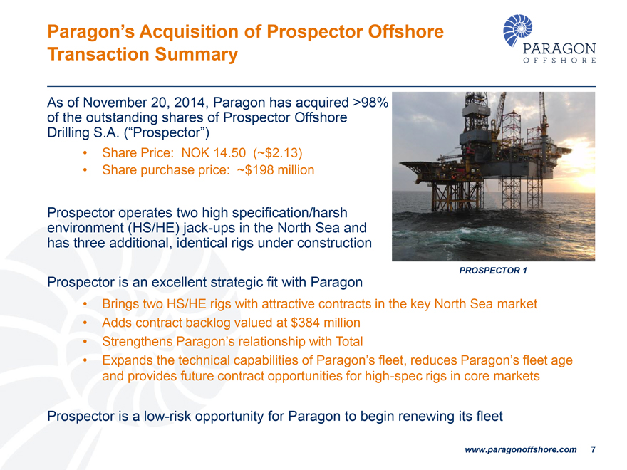 Form 8K PARAGON OFFSHORE PLC For Dec 08