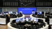 FILE PHOTO: The German share price index DAX graph is pictured at the stock exchange in Frankfurt, Germany, March 23, 2023.    REUTERS/Staff