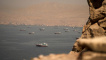 Vessels at the Strait of Hormuz, as seen from Musandam, Oman, June 18, 2026. REUTERS/Stringer