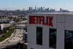 A drone view shows the Netflix logo on one of the company's buildings in the Hollywood neighborhood in Los Angeles, California, U.S., January 20, 2026. REUTERS/Daniel Cole