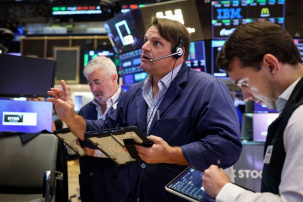 Traders work on the floor at the New York Stock Exchange (NYSE) in New York City, U.S., August 24, 2026.  REUTERS/Brendan McDermid