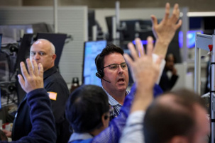 Futures-options traders work on the floor at the New York Stock Exchange's NYSE American (AMEX) in New York City, U.S., September 8, 2026.  REUTERS/Brendan McDermid